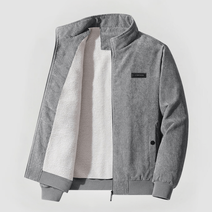 ModeGeist | Corduroy-jacke mit Teddyfutter Warm und Komfortabel Ideal für Kaltes Wetter