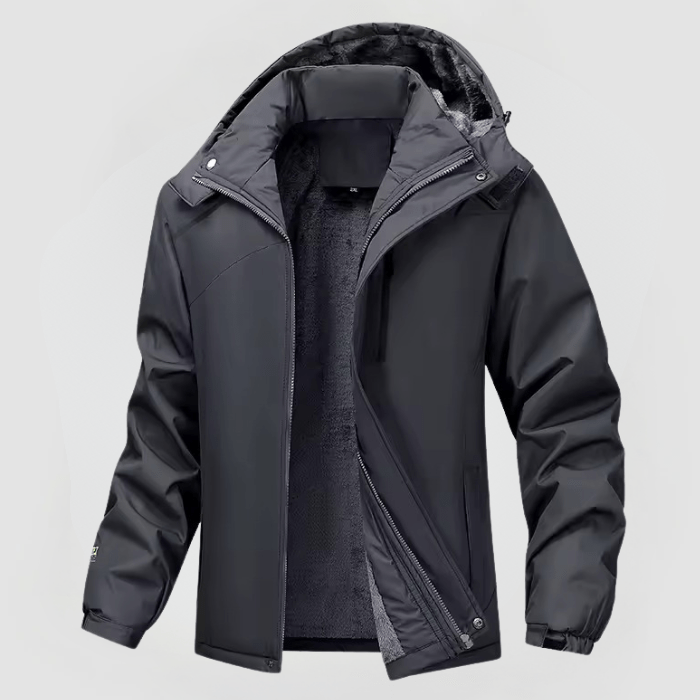 Wasserdichte Jacke Steffen mit Fleecefutter