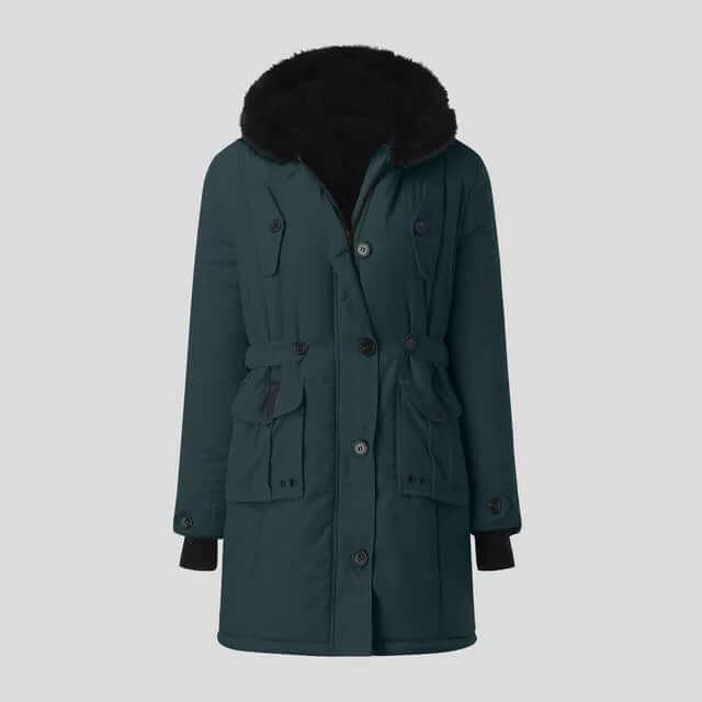 ModeGeist | Damen Winter Parka mit luxuriösem Kunstfellkragen