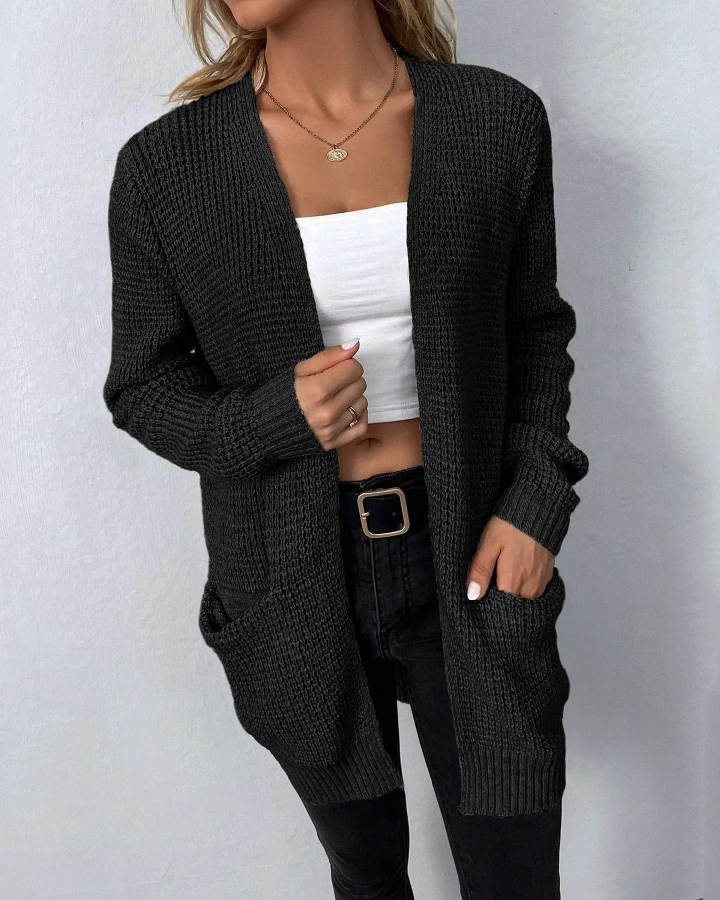 ModeGeist | Stilvoller Langer Cardigan