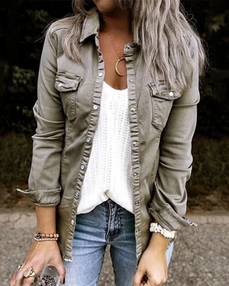ModeGeist | Klassische Jeans Jacke Damen