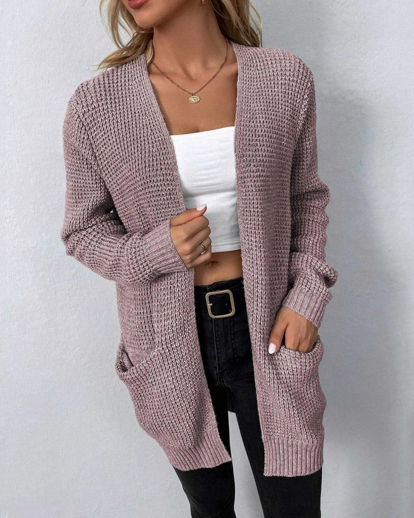 ModeGeist | Stilvoller Langer Cardigan