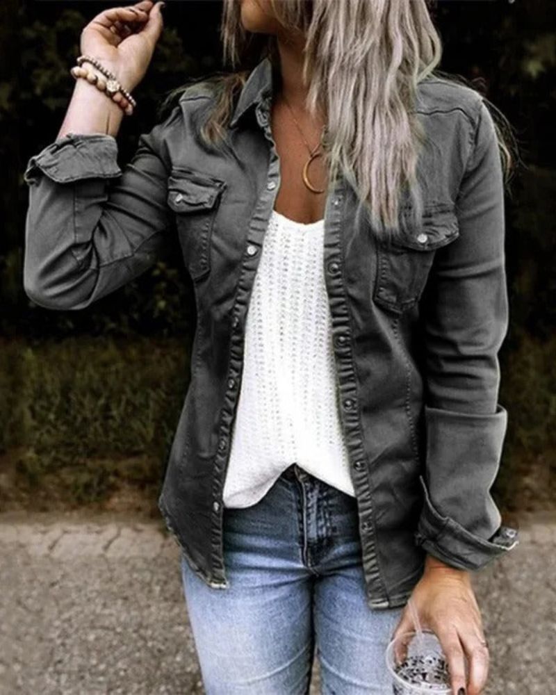 ModeGeist | Klassische Jeans Jacke Damen