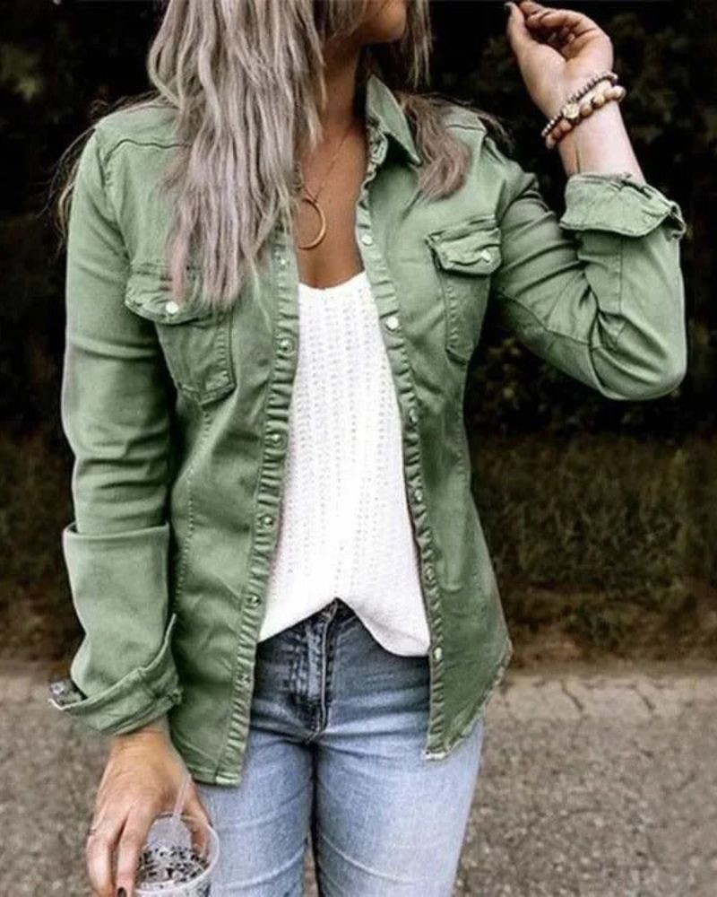 ModeGeist | Klassische Jeans Jacke Damen