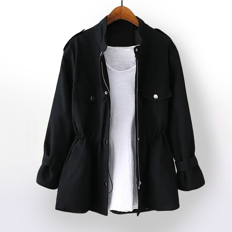 ModeGeist | Damen Taillierter Trenchcoat