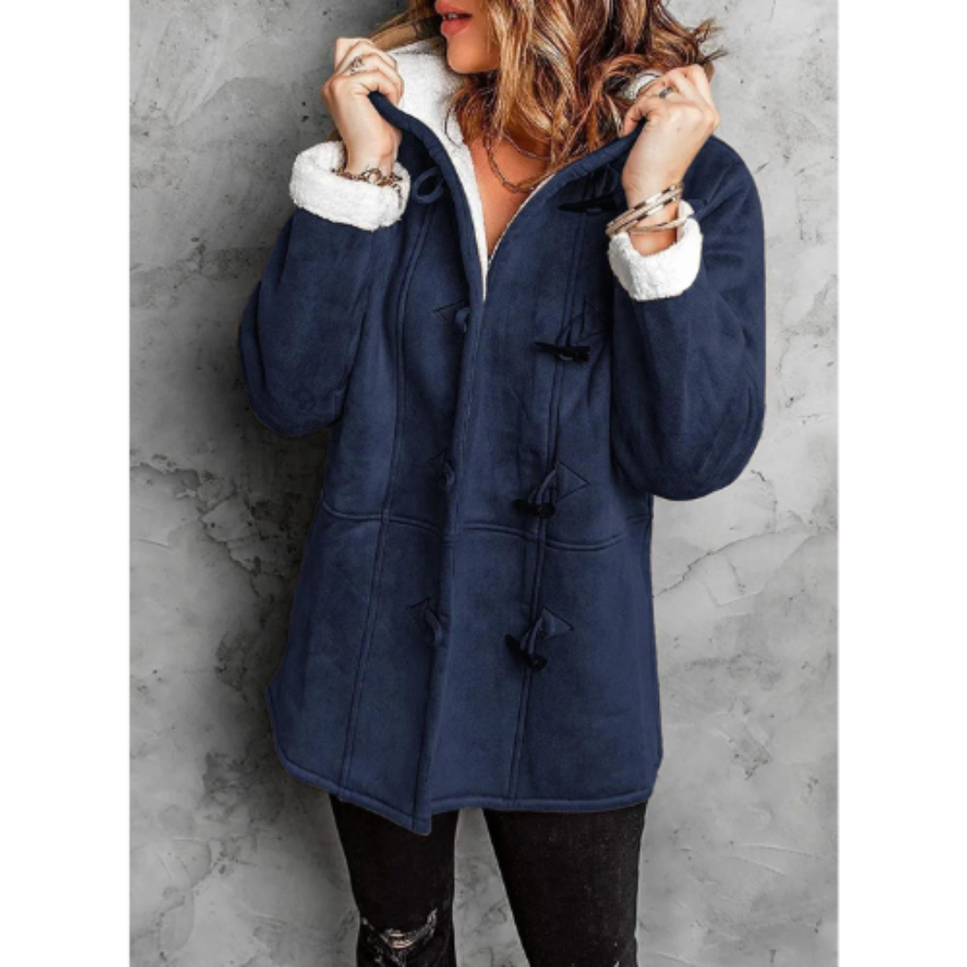 ModeGeist | Damen Warme Kapuze Jacke - Winter