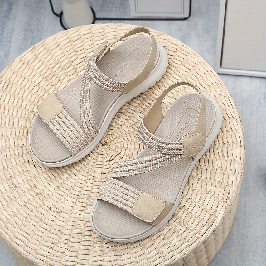MODEGEIST Damen Orthopädische Sandalen Fußgewölbe-Stütze Verstellbar