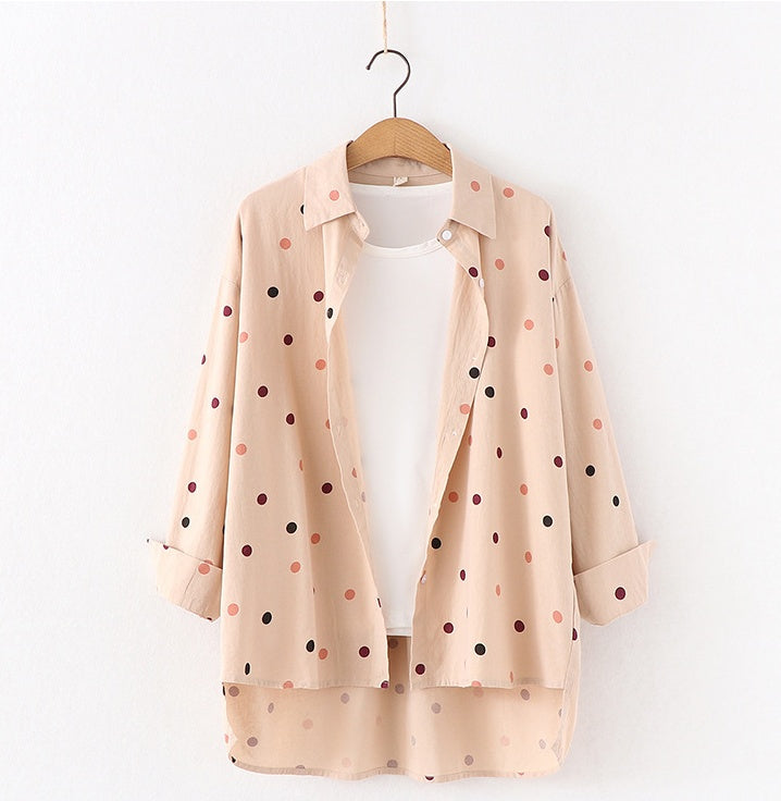 Polka Dot Bluse von Fudus