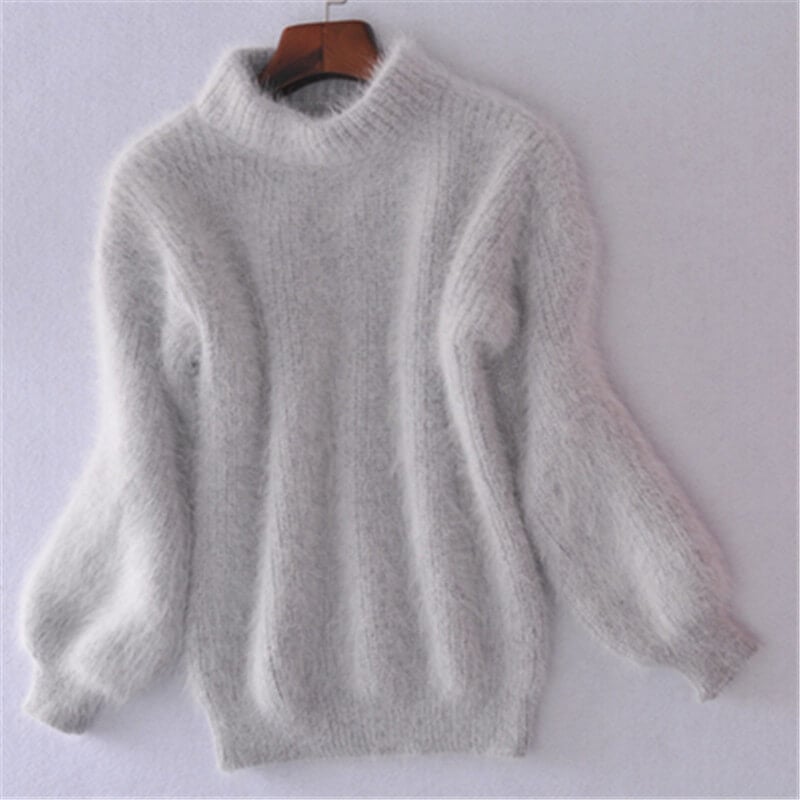 Emilie™ – Gestrickter Wollpullover aus Lockerem Strick