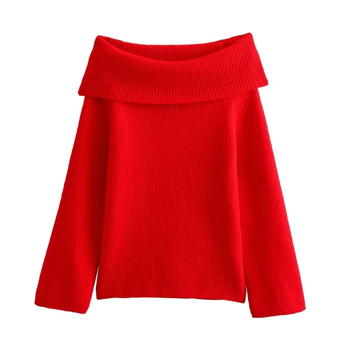 ModeGeist | Off-Shoulder Damen Strickpullover