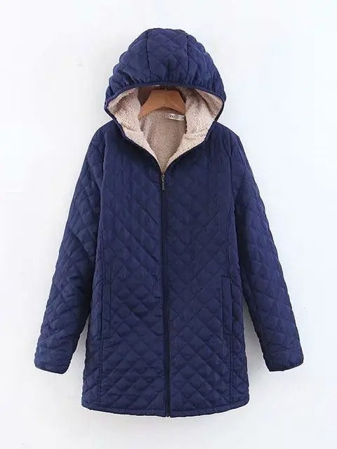 ModeGeist | Warme Steppjacke mit Kapuze