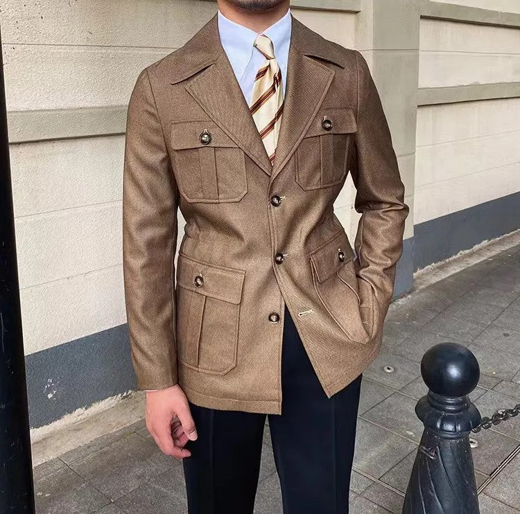 ModeGeist | Wintermantel mit Schneiderkragen, Haute Couture