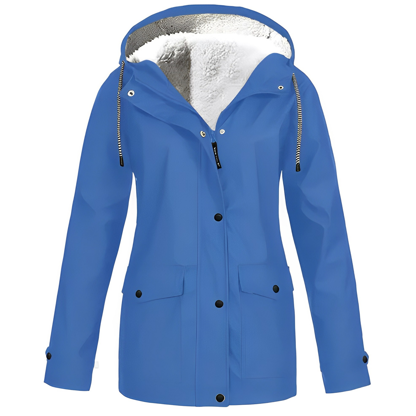 ModeGeist | Outdoor-Haubenmantel mit Fleece-Futter für Damen
