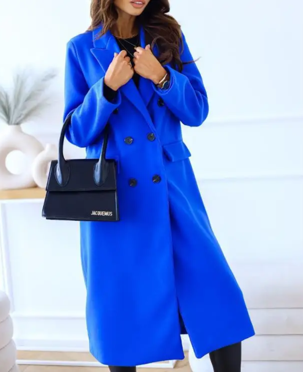 ModeGeist | Lange Elegante Taillierte Trenchcoat Für Damen | Perfekt Für Herbst Und Winter