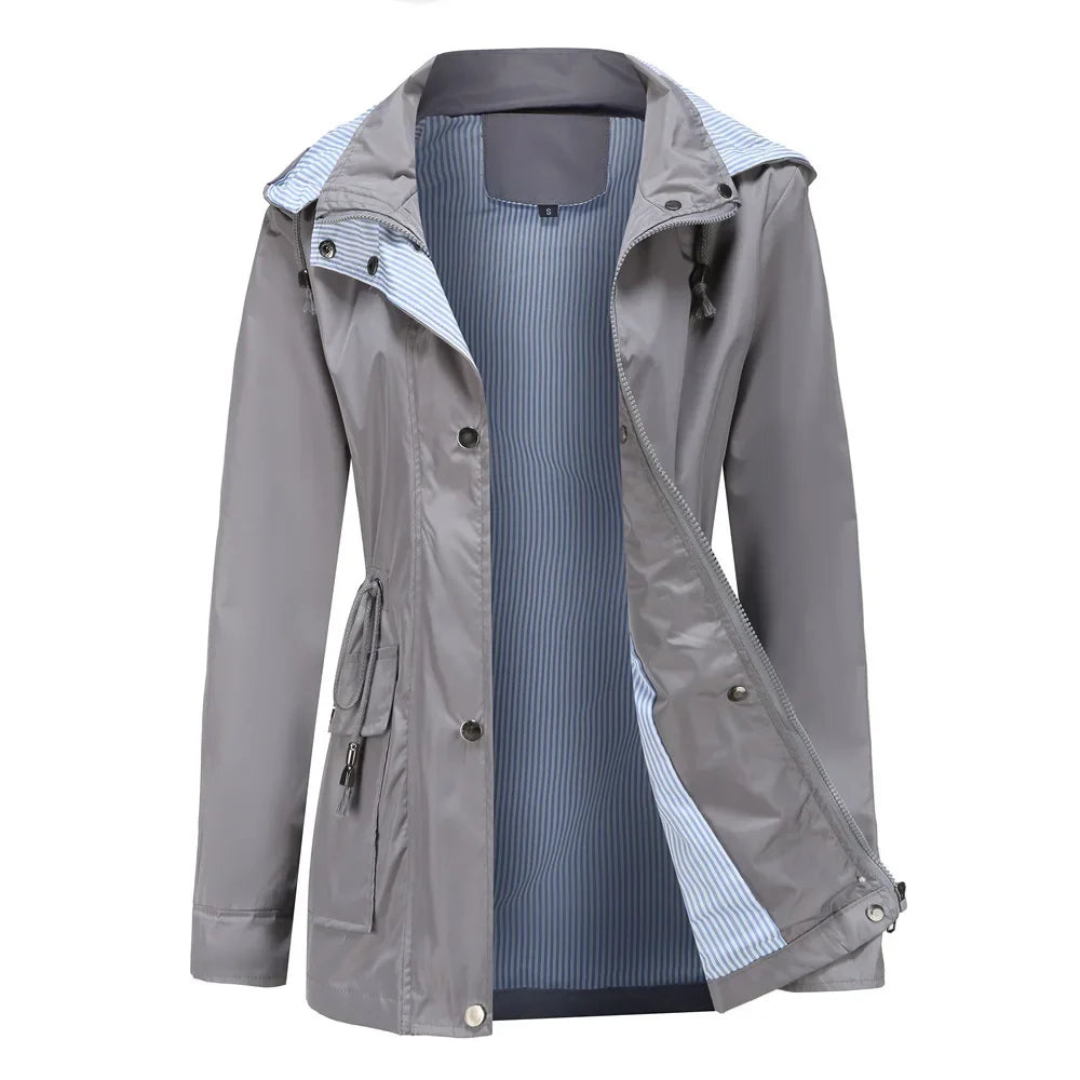 ModeGeist | Damen Wasserdichter Trenchcoat Oberbekleidung