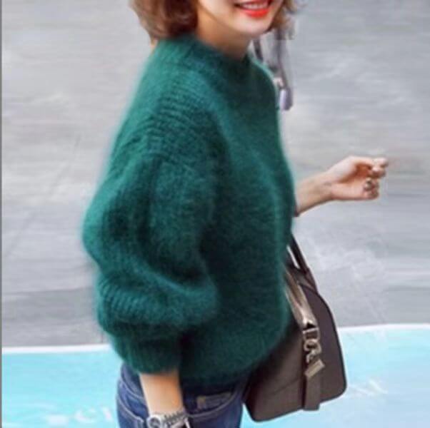 Emilie™ – Gestrickter Wollpullover aus Lockerem Strick