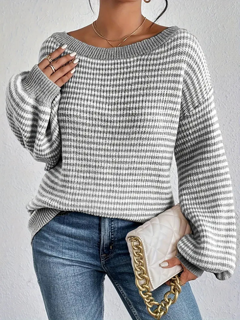 ModeGeist | Modischer Strickpullover für Damen Outfits