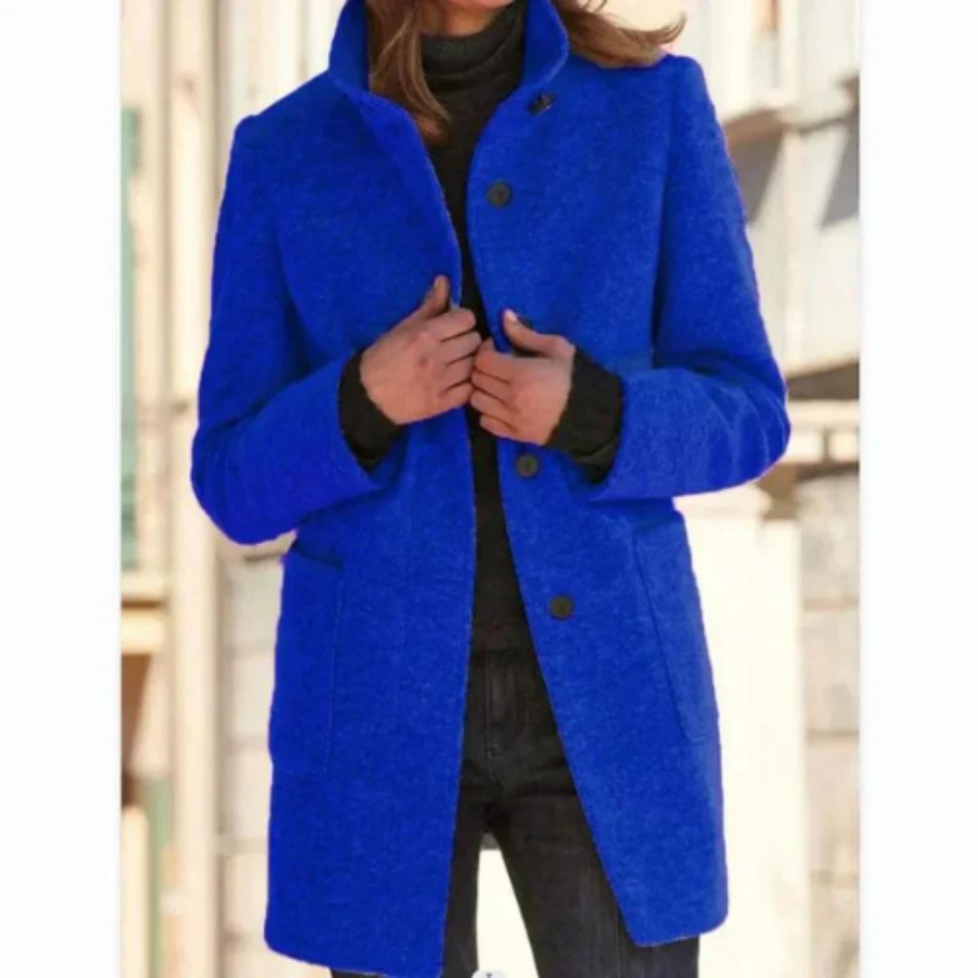 ModeGeist | Genesis Damen Winter Knopf Daunen Mantel Lässige