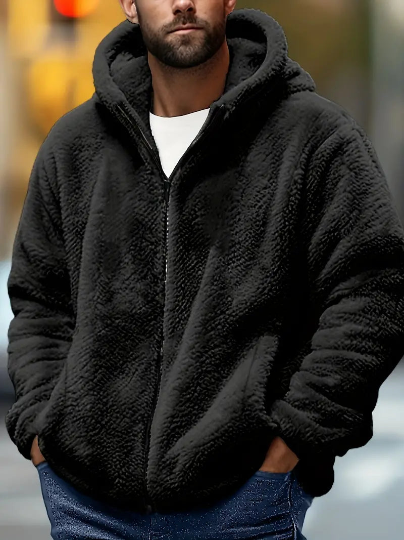 Kapuzenfleecejacke WOLFGANG