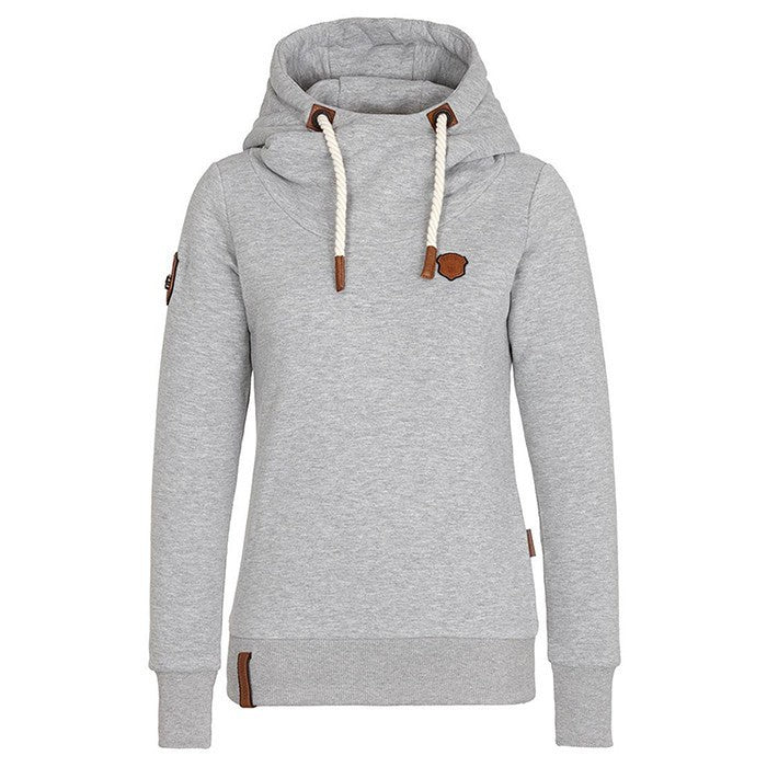 Damen lässiger Kapuzensweater mit bequemer Passform und stylischen Details ModeGeist