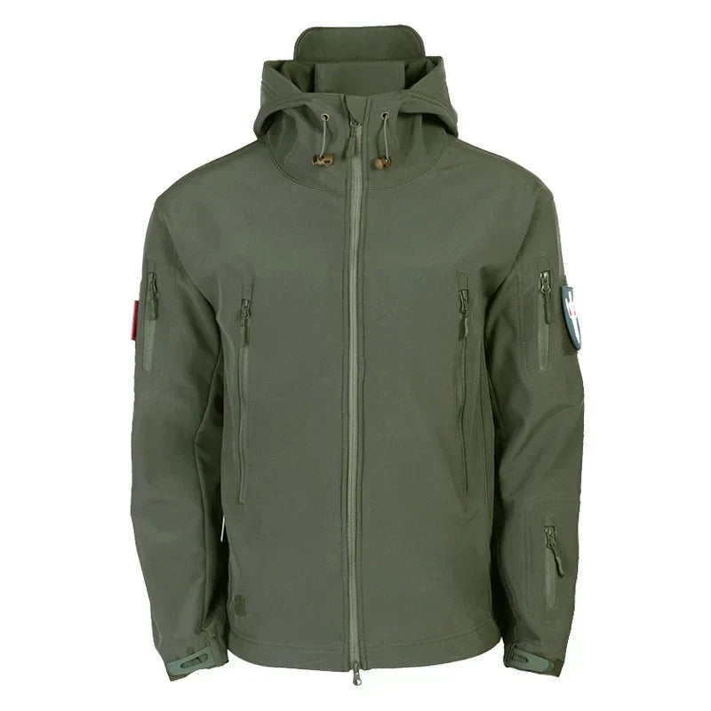 ModeGeist | Wasserdichte Softshell-jacke Polyester Robust, Winddicht