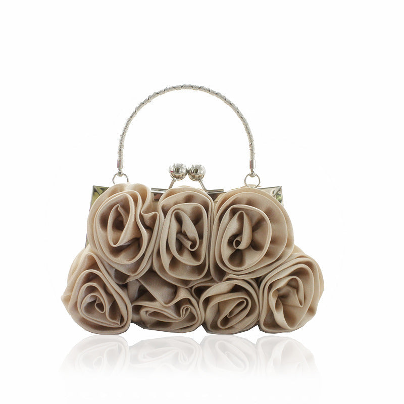 Fudus Handtasche mit Rosenmuster für festliche Anlässe