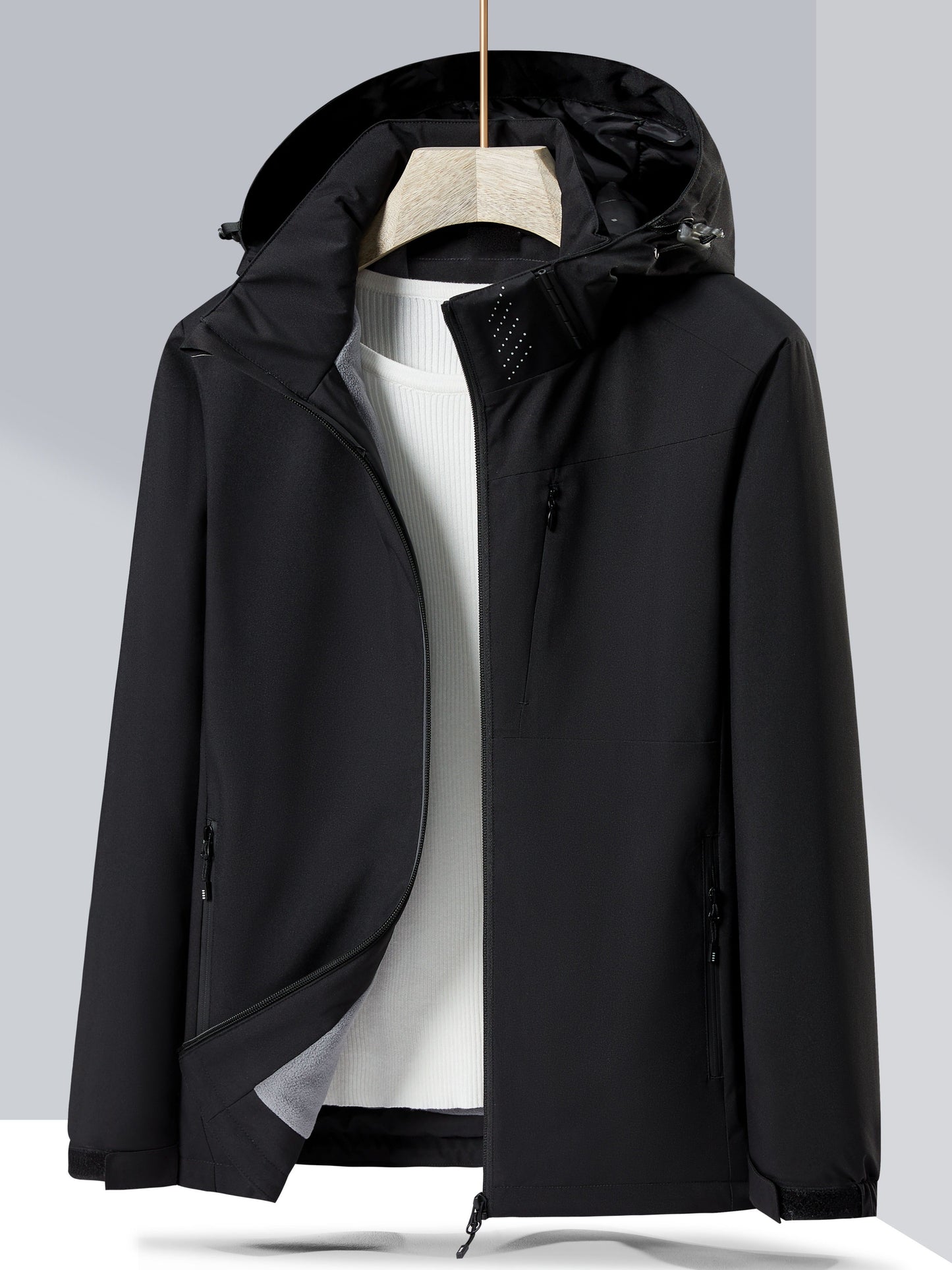 ModeGeist | Wasserdichter Winter-Casual mit Kapuze und Fleece-Futter für Frauen Ideal für Herbst und Winter