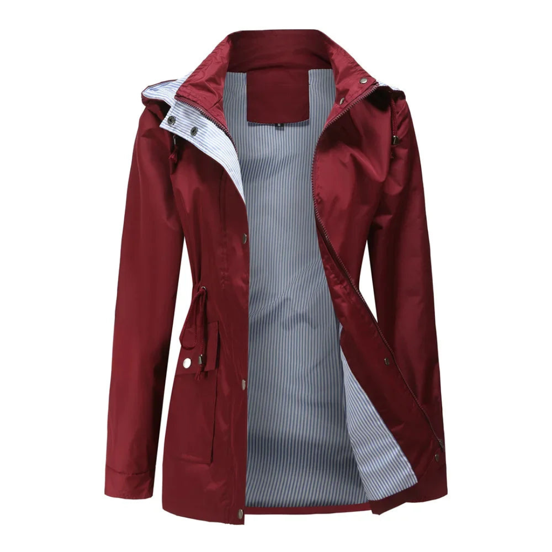 ModeGeist | Damen Wasserdichter Trenchcoat Oberbekleidung