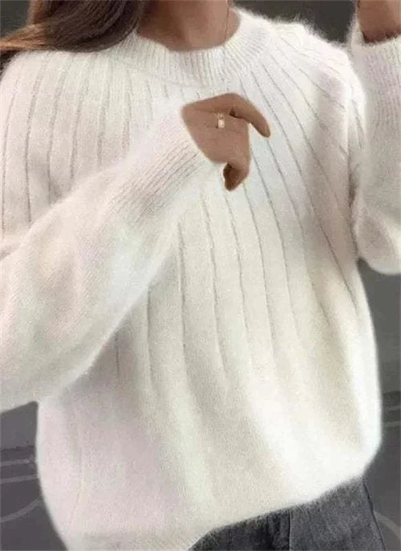 ModeGeist | Sweater - Flauschiger Cashmere Strickpullover