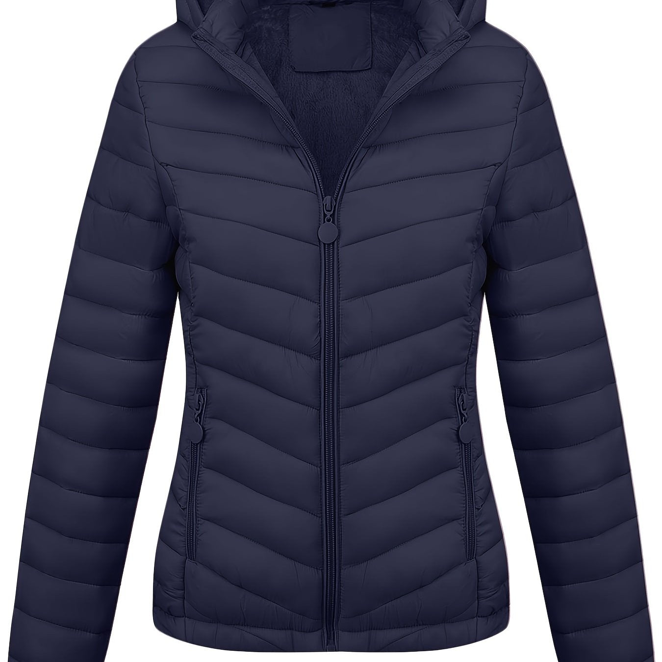 ModeGeist | Zipfeljacke mit Kapuze und Schrägen Taschen