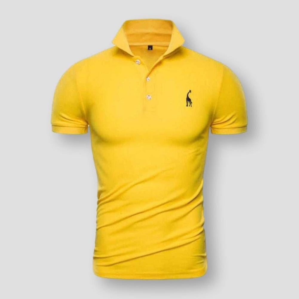 Madrid Cotton Polo Shirt by Helen Sky