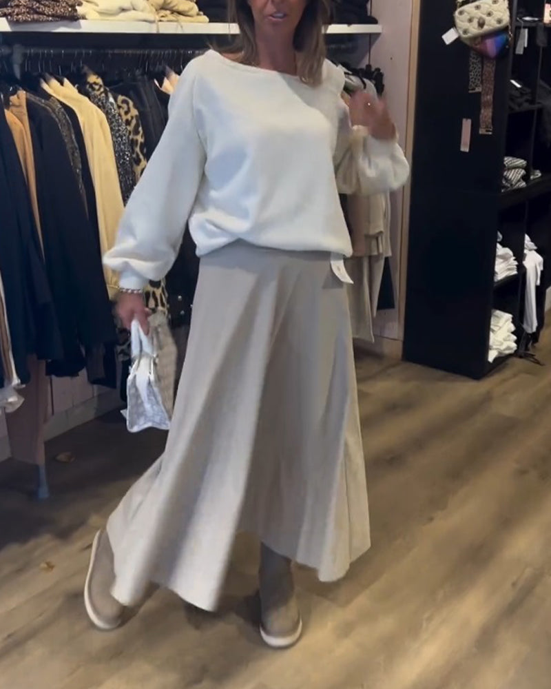 Fudus Sweatshirt mit kalten Schultern