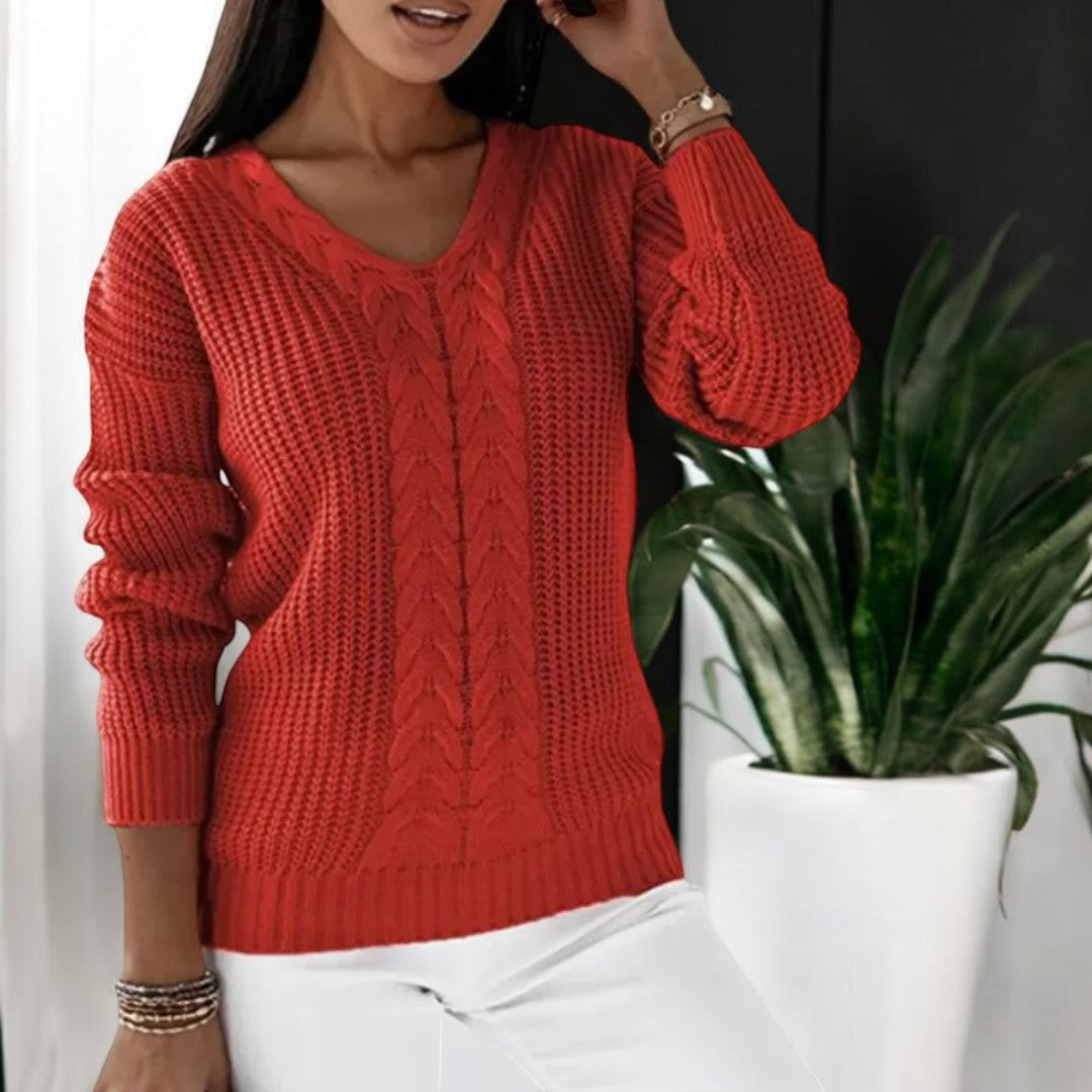 ModeGeist | skandinavischer Strickpullover für den Alltagsstil