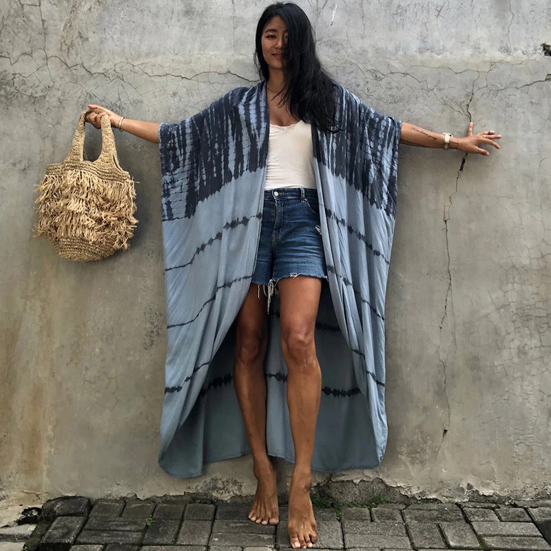 ModeGeist | Glamouröse Sonnenschutz Resort Strandkleid Cover Up