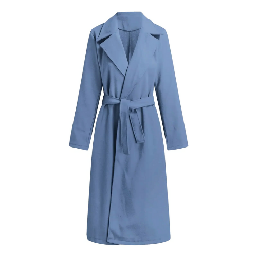 ModeGeist | langer Wickelmantel - stilvolle Winteroberbekleidung für Damen