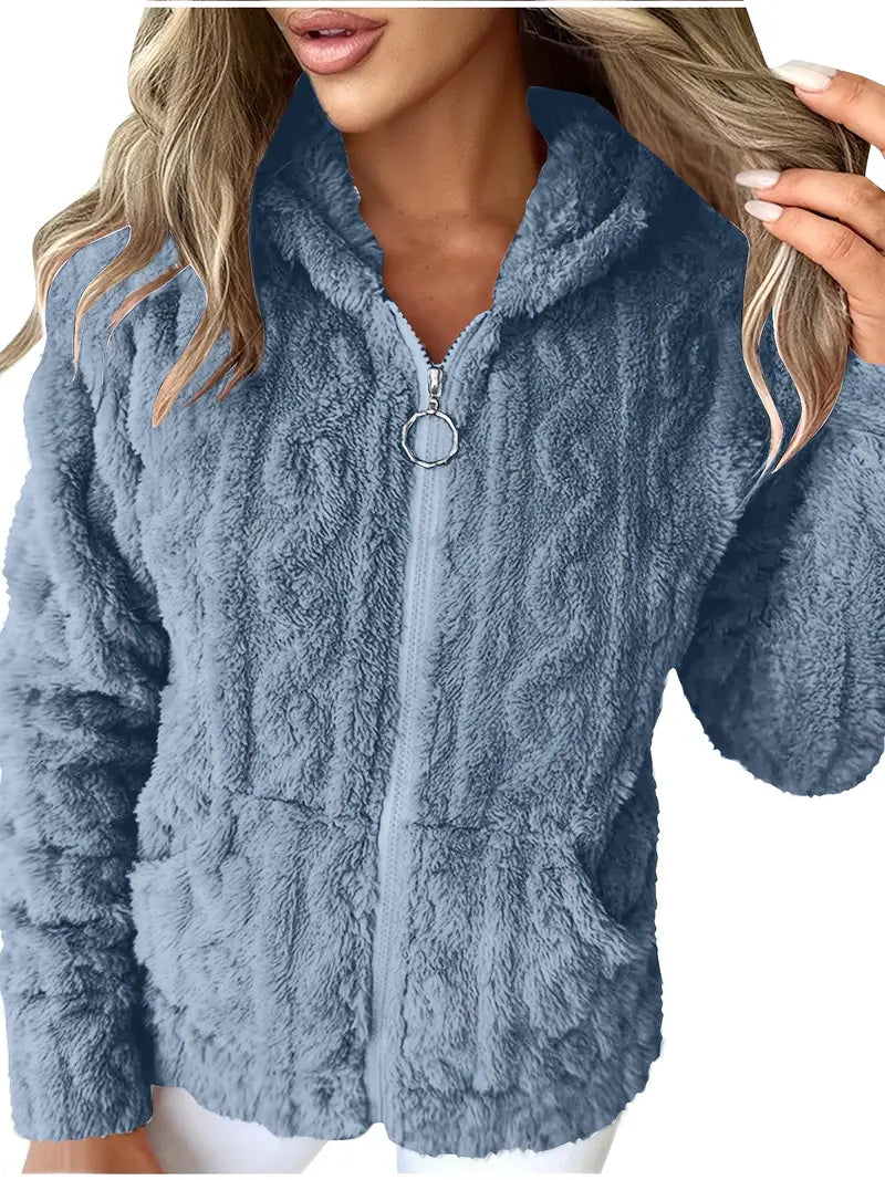 ModeGeist | Langarm Kapuzenpullover mit Reißverschluss