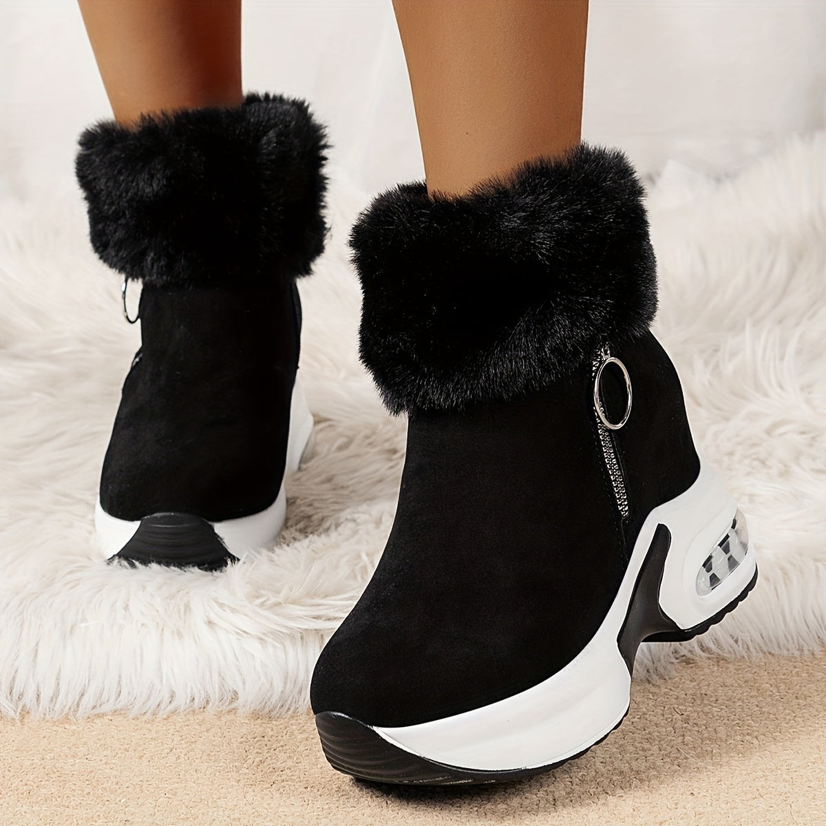 ModeGeist | Höhenverstellbare Fell-Schneestiefel