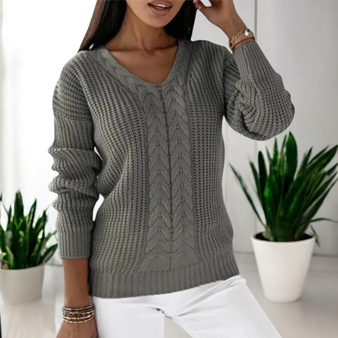 ModeGeist | skandinavischer Strickpullover für den Alltagsstil