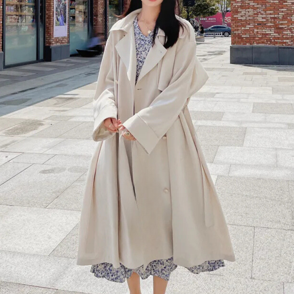 ModeGeist | Sofistiziert Herbst-Mantel für Frauen