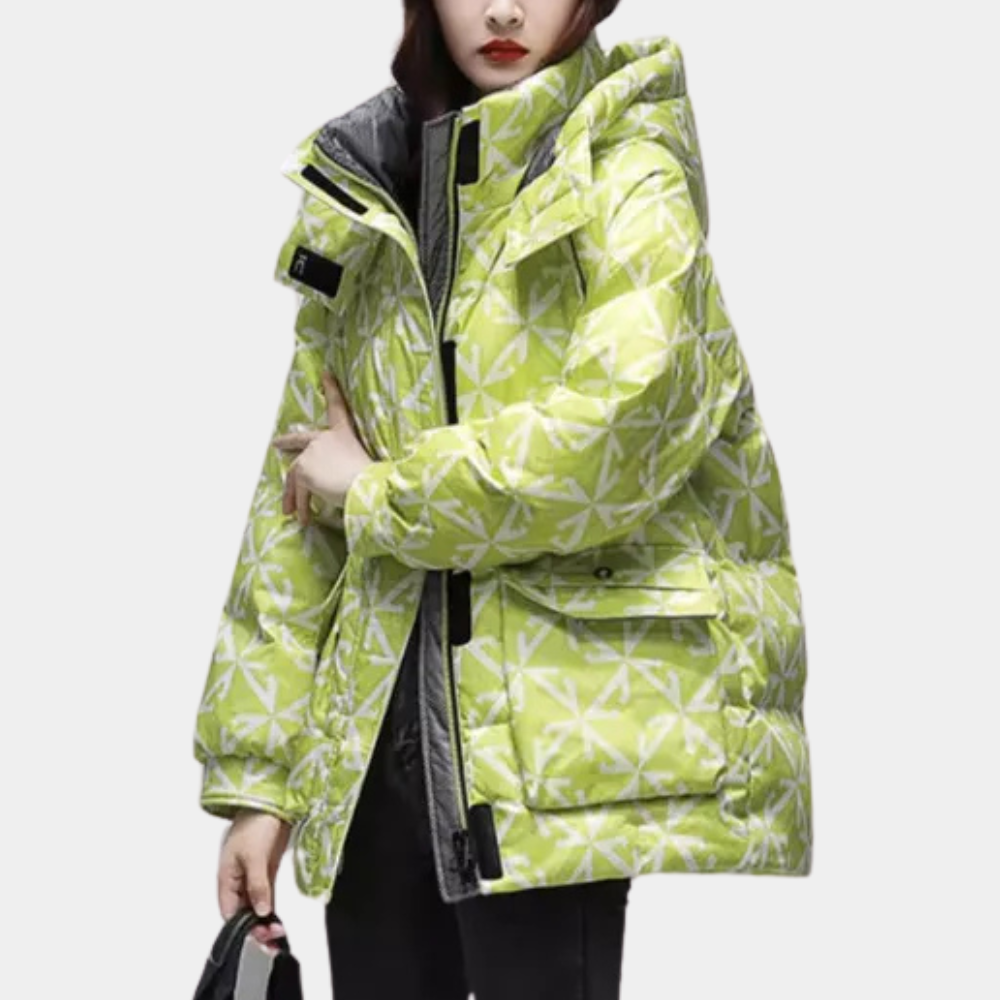 ModeGeist | Warme gepolsterte Winterjacke für Damen