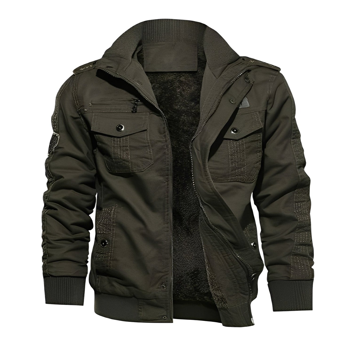 ModeGeist | Stylische Fleecejacke mit Taschen für Männer