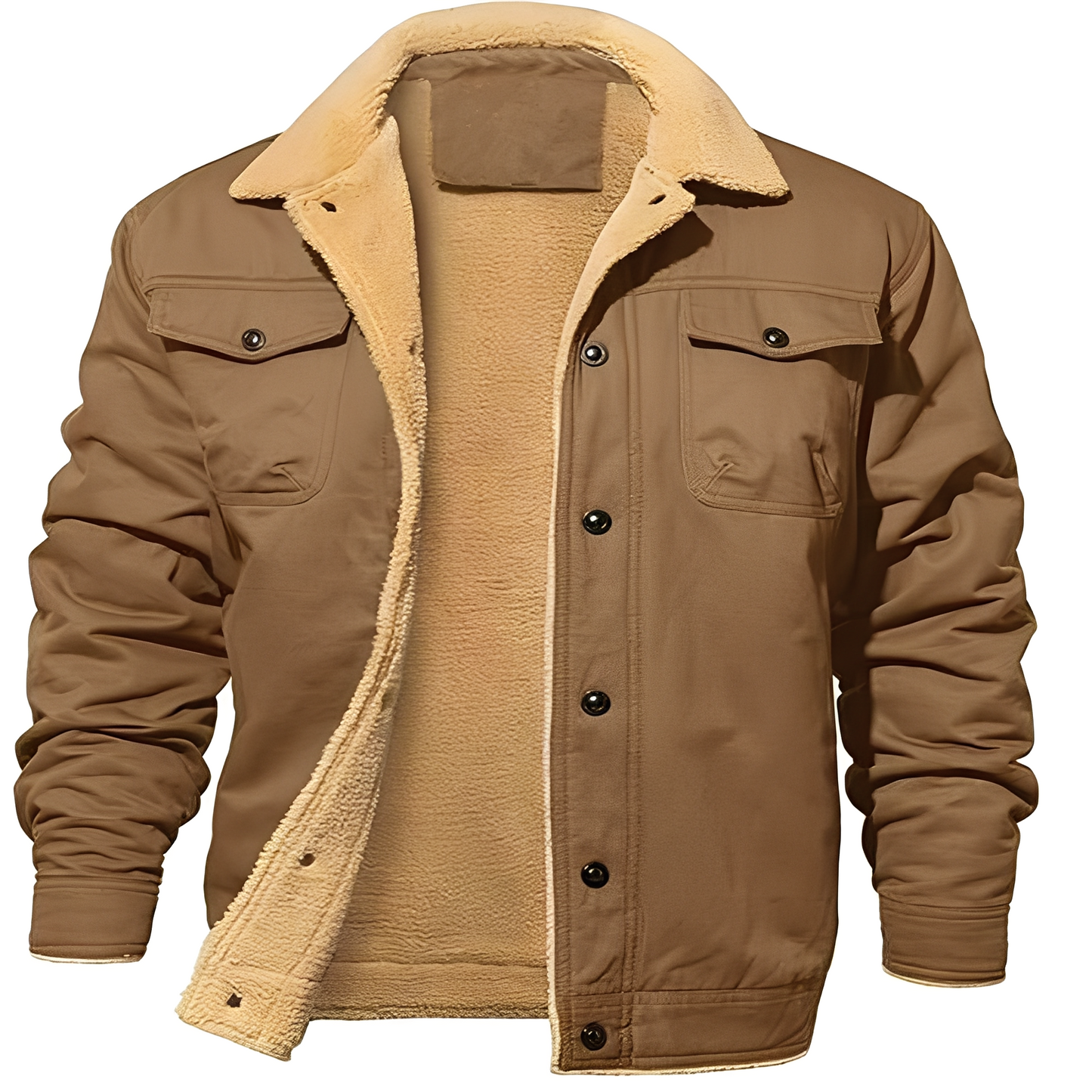 ModeGeist | Freizeitjacke aus Fleece-Twill für Herren