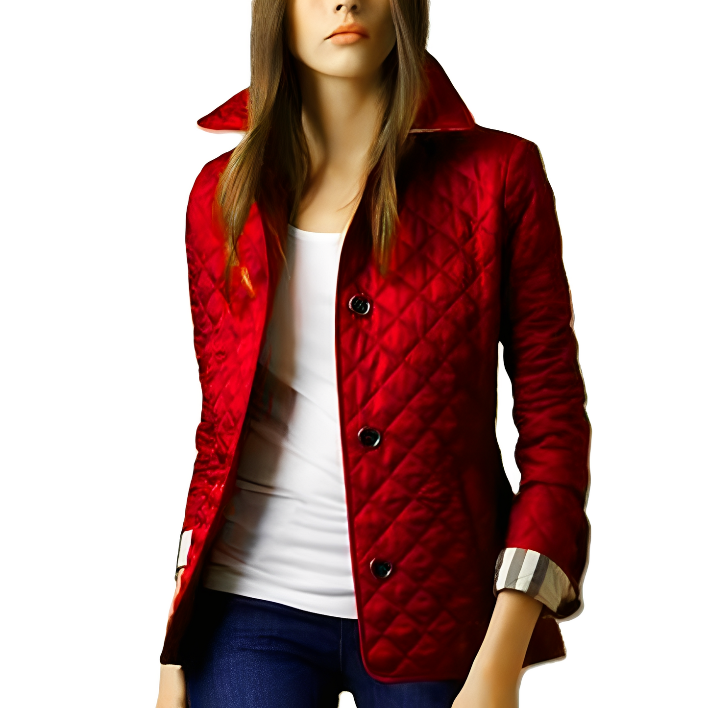 ModeGeist | Warme, taillierte Jacke für Frauen