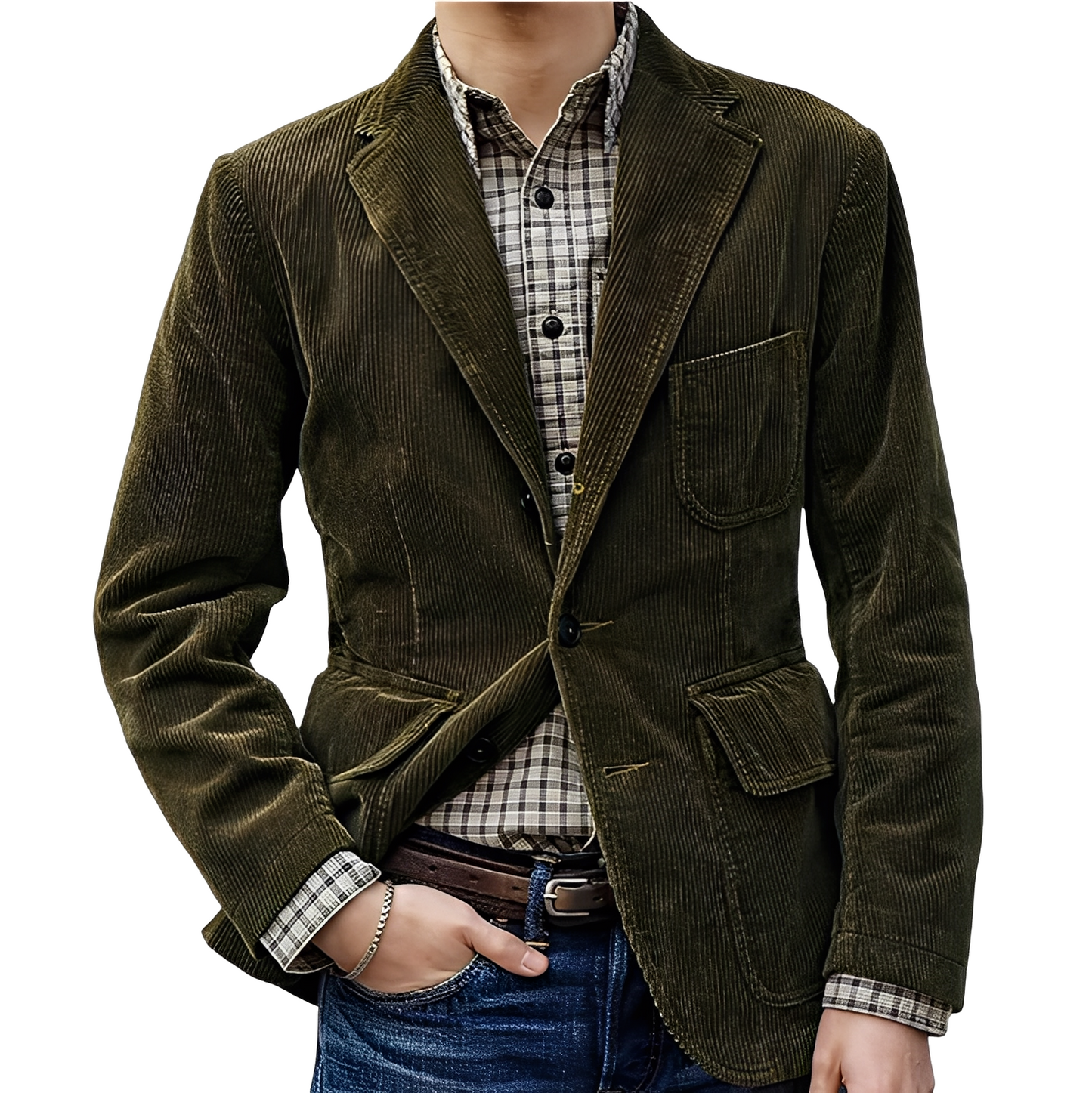 ModeGeist | Klassischer, stilvoller Mantel für Männer