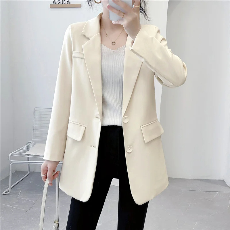 Avelena Damen Blazer: Lang und lässig