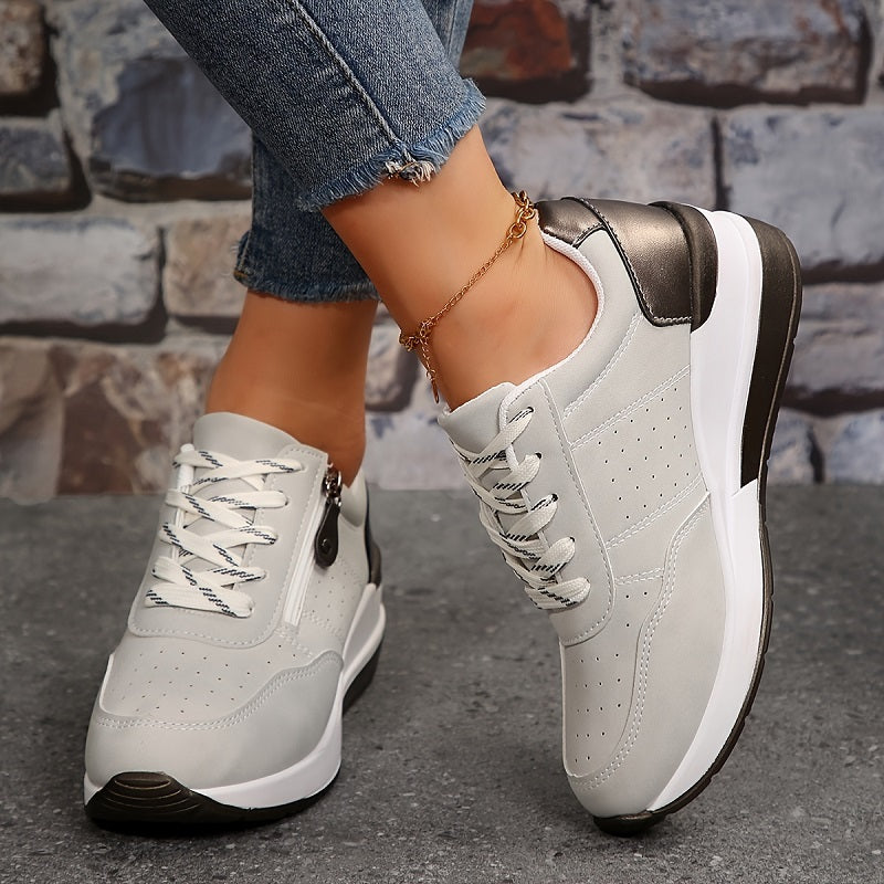 MODEGEIST Damen Sport-Sneaker Atmungsaktiv Ergonomisch Unterstützend
