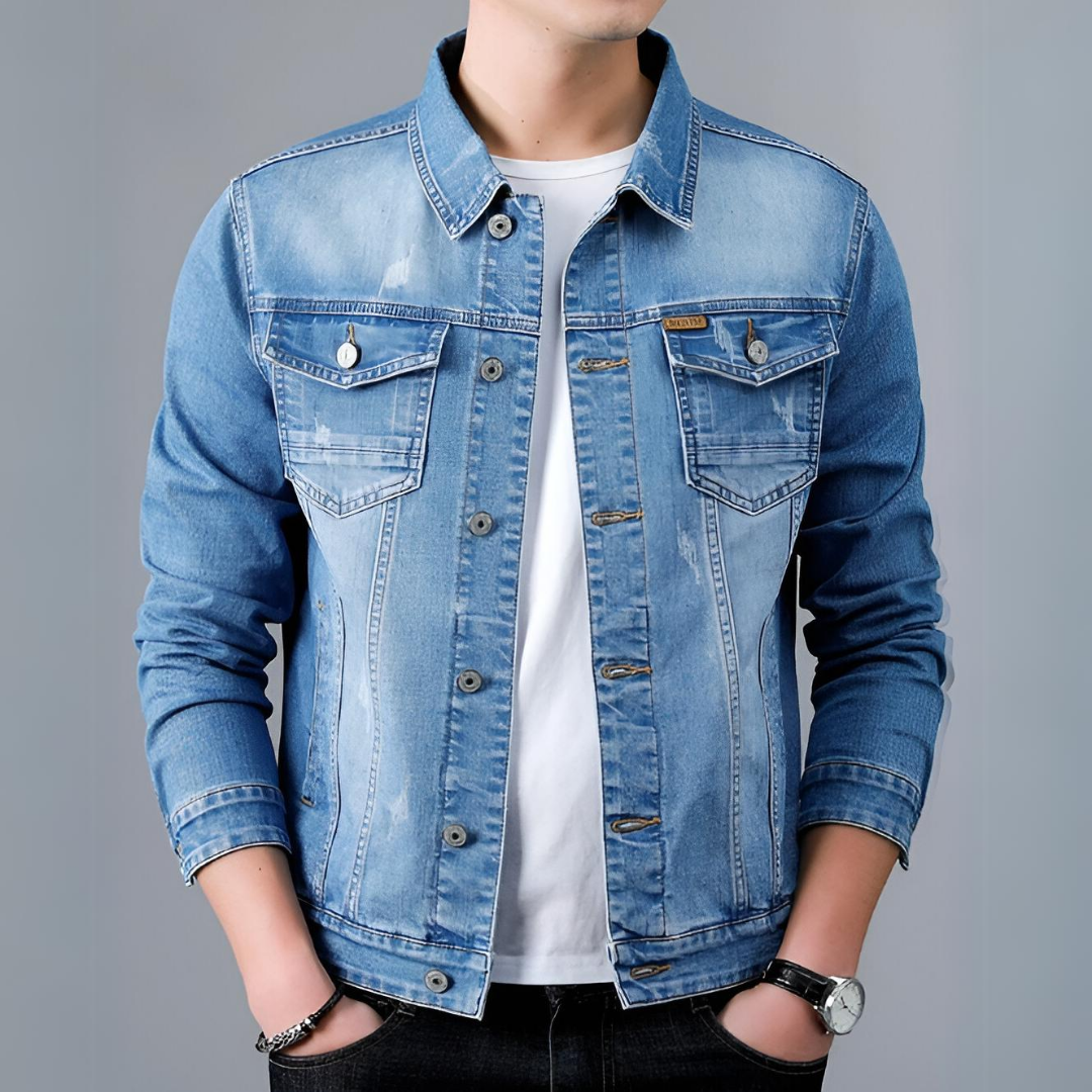 ModeGeist | Klassisch Herren Denim Jacke
