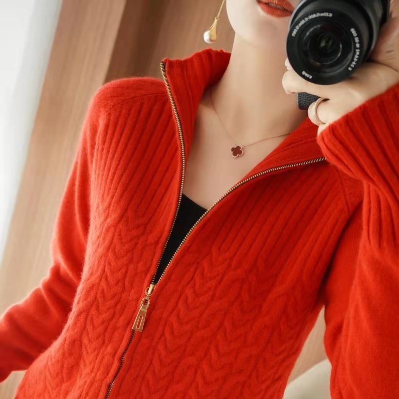 ModeGeist | Damen-Cardigan Aus Kaschmir mit Schickem Kordelzug