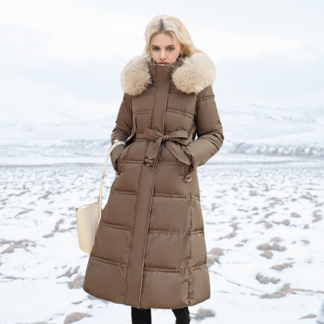 ModeGeist | Winter Lange für Frauen mit Tailliertem Schnitt und Langen Ärmeln Ideal für Die Kalte Jahreszeit