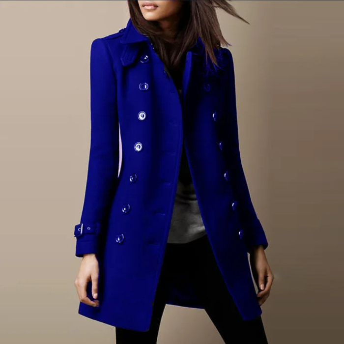 ModeGeist | Doppelreihiger Damen-Trenchcoat